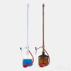 Бюретка автоматич. 25 мл/0,05 мл светл. стекло, кран PTFE класс AS, Ad-23 от до