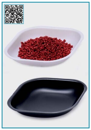 weighing dishes (boats) - P.S - diamond form - white - 100 ml