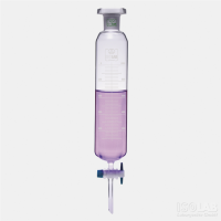 Воронка капельная 500 мл цилиндр. град. с противодавлением, NS29/32-NS29/32 кран PTFE