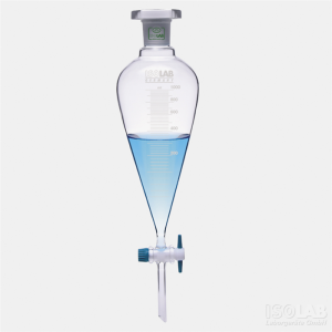 Воронка делительная груш. град. 1000 мл, NS 29/32, кран PTFE