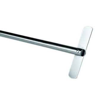 Accessories of Overhead stirrer Straight stirrer, shaft length 40cm,stirrer diameter 6cm, 316L stainless steel