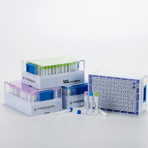 CryoKING SBS Combo, криопробирки 1,4 мл + штатив; крышки пробирок синие, размеры (мм): 128x85x56, стерильные, 1 комплект/пакет, 10 пак./уп., 2 уп./кор.