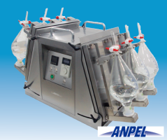 Separating funnel Shaker, madel: FYZD100, 10 position, Vertical mode 10 ~ 300rpm, tilt mode10 ~ 250rpm, time setting 0s~99h59m