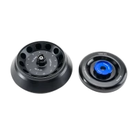 AS12-5V Аксессуары для D3024 и D1524R Комплект ротора из алюминиевого сплава с крышкой (пустой LOGO), фиксирующие зажимы и уплотнительное кольцо, 15000 об/мин, 5 мл*12 (коническая пробирка типа Эппендорф), используется с D3024 и D1524R