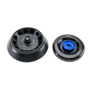 AS12-5V Аксессуары для D3024 и D1524R Комплект ротора из алюминиевого сплава с крышкой (пустой LOGO), фиксирующие зажимы и уплотнительное кольцо, 15000 об/мин, 5 мл*12 (коническая пробирка типа Эппендорф), используется с D3024 и D1524R