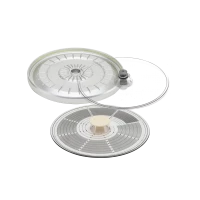 AC24 Accessories DM1424 &DM1224 Hematocrit rotor kit with a lid and a reading disk, 12000rpm, 24 x capillary tubes, used with DM1424  & DM1224 (Blank LOGO)