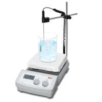 MS7-H550-Pro 7-дюймовая магнитная мешалка с подогревом и плитой - 550 °C ЖК-цифровая 7-дюймовая квадратная магнитная мешалка с подогревом, стеклокерамическая плита, температура нагрева до 550 °C