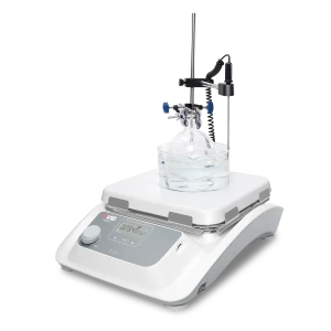 HP500-Pro 10-дюймовая магнитная мешалка с подогревом и плитой - 500 °C светодиодная цифровая 10-дюймовая квадратная плита, стеклокерамическая плита, температура нагрева до 500 °C