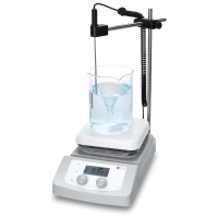 MS-H380-Pro Магнитная мешалка с подогревом и плитой - 380 °C ЖК-цифровая плита с подогревом Магнитная мешалка с керамическим покрытием, температура нагрева до 380 °C