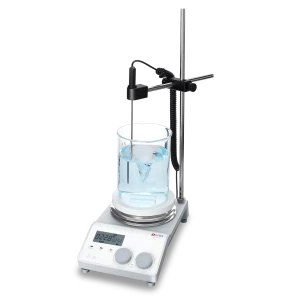 MS-H-ProA Магнитная мешалка с нагрев - 340 °C ЖК-цифровая магнитная мешалка с подогревом, алюминий с керамическим покрытием нагревательной пластины, температура нагрева до 340 °C, включая 1 защитный чехол 18100374 (18900019 для отдельного пакета)